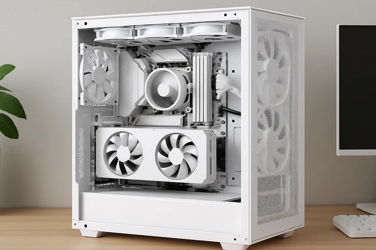 Componentkeuzes voor een strakke witte build