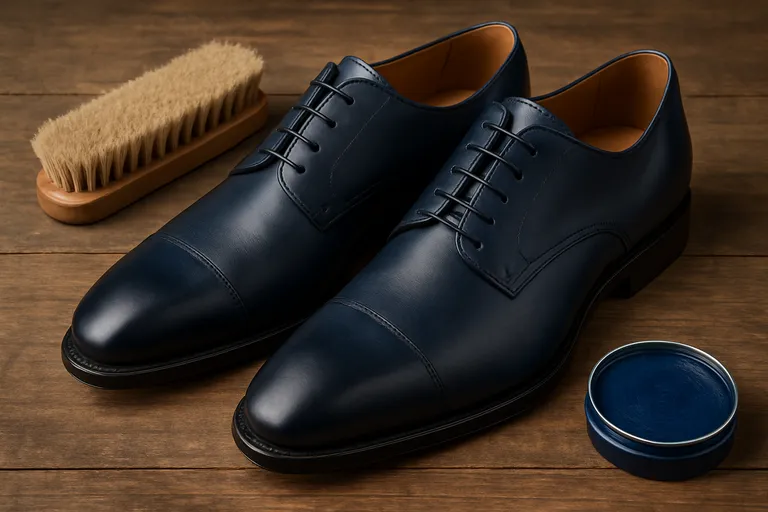 Koop- en onderhoudsgids voor blauwe herenschoenen