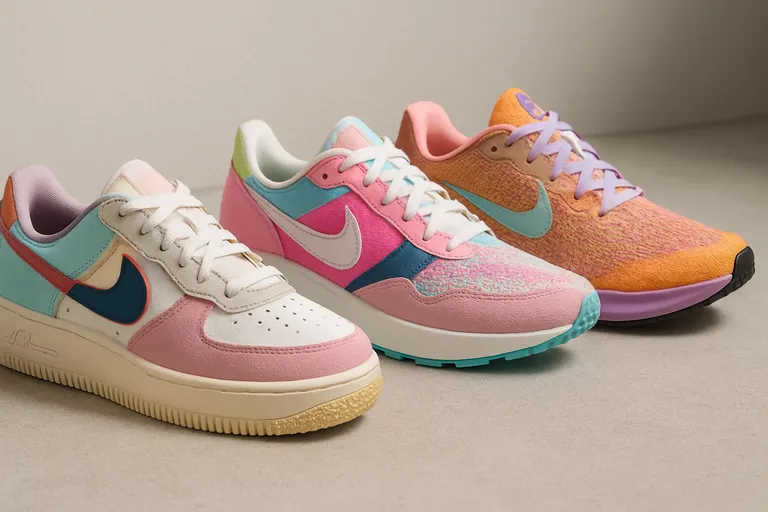 Nike multicolor sneakers voor dames die je look laten stralen van workout tot weekend