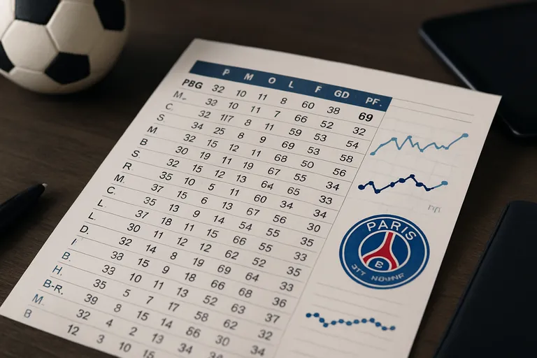 PSG in de titelstrijd: wat de ranglijst verklapt over vorm, kansen en de weg naar de top