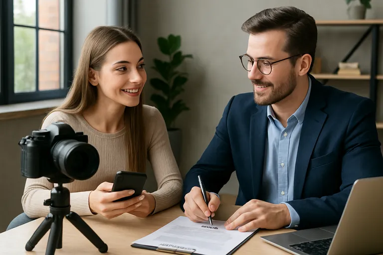 Samenwerken met een influencer
