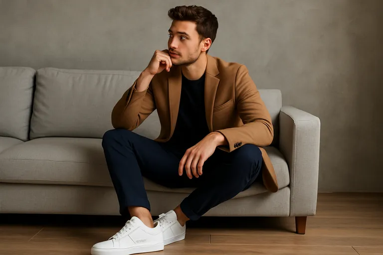 Stijlvol en sportief: zo draag en verzorg je witte herensneakers van workout tot weekend