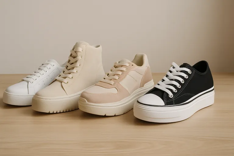 Typen en stijlen plateau sneakers