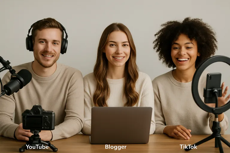 Typen nederlandse influencers en kanalen