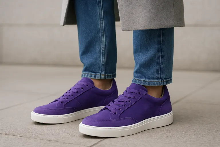 Waarom en wanneer kies je paarse sneakers