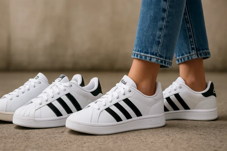 Witte Adidas damesschoenen die elke outfit moeiteloos laten stralen