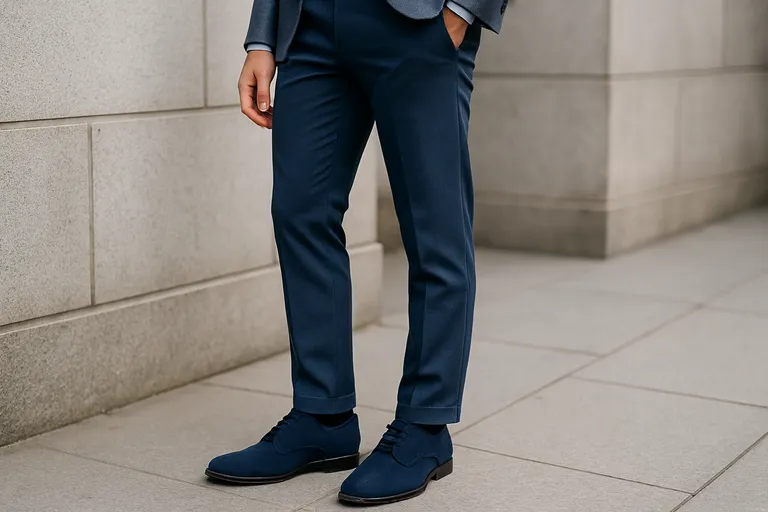 Zo combineer je blauwe herenschoenen