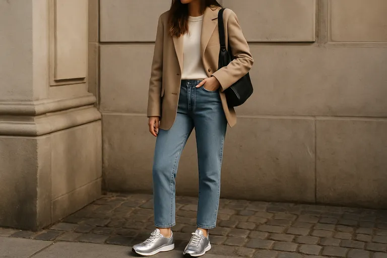 Zo combineer je silver sneakers