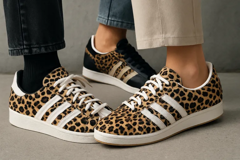 Zo draag je Adidas panterprint sneakers bij elke outfit
