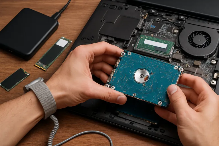 Zo verwijder je veilig de harde schijf uit je laptop zonder risico voor je data